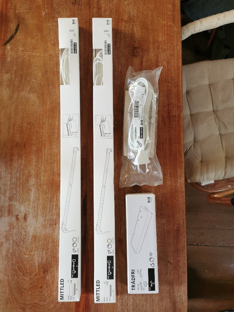 IKEA MITTLED Led-strip, dimbaar wit, Led-lamp, Minder dan 30 watt, Verzenden, Nieuw