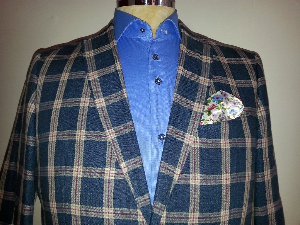 Nieuw cumlaude Colbert super pasvorm met blauwe kleur 48, Nieuw, Maat 48/50 (M), Blauw, Cumlaude