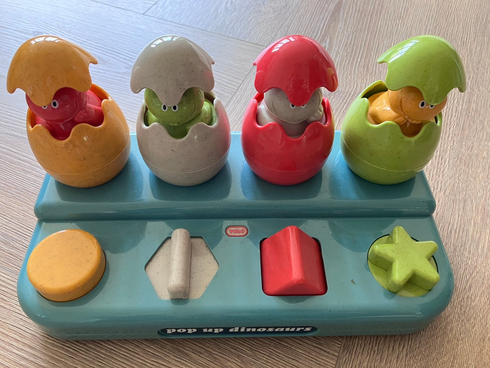 Tolo bio pop up dinosaurs, Ophalen of Verzenden, Zo goed als nieuw