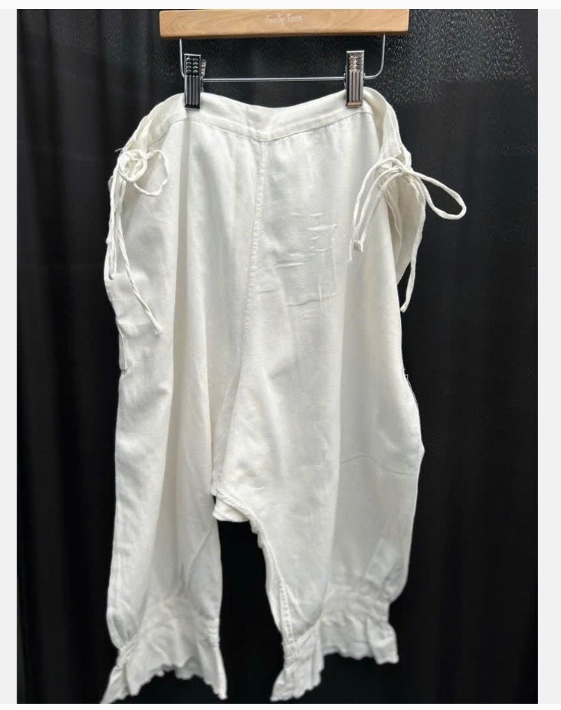 Antieke oude onderbroek man vrouw wit 72 cm, Kleding | Heren, Overige typen, Wit, Ophalen of Verzenden, X