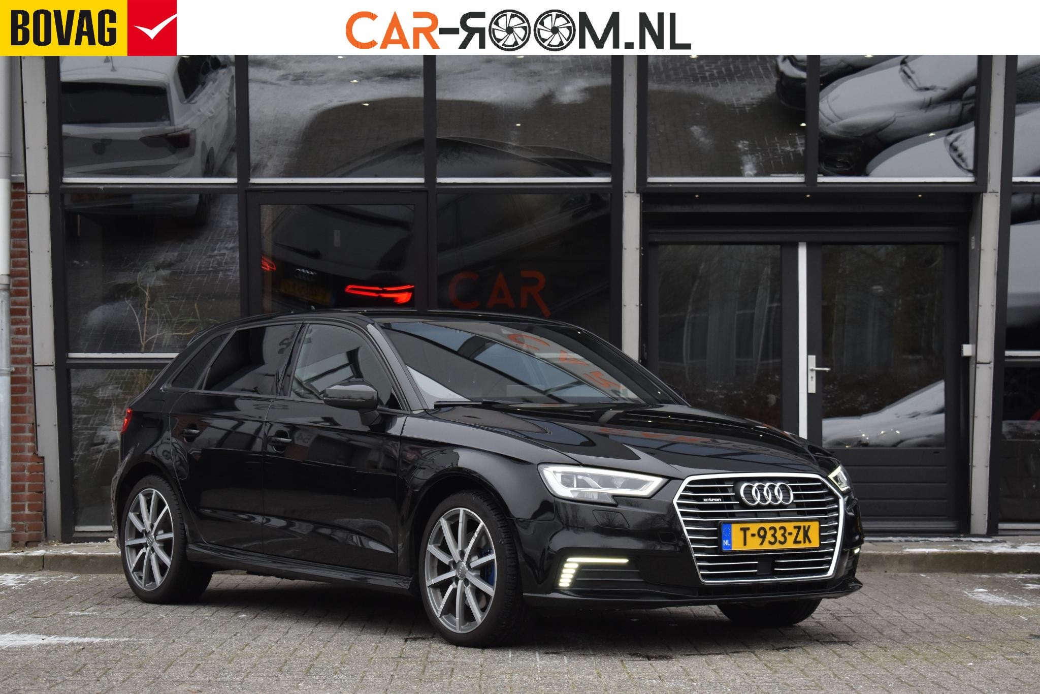 Audi A3 Sportback 40 e-tron Advance Sport S-line Lane ACC Tr, Auto's, Gebruikt, 4 cilinders, Met garantie (alle), Zwart