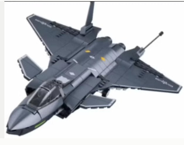 Bouwblokken set Militair - J20 Straaljager (346 blokjes), Ophalen of Verzenden, Nieuw
