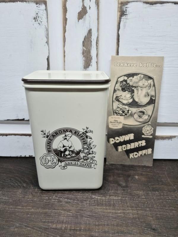 Douwe Egberts vintage Mepal Rösti voorraad doos, ., Ophalen of Verzenden, Zo goed als nieuw, .