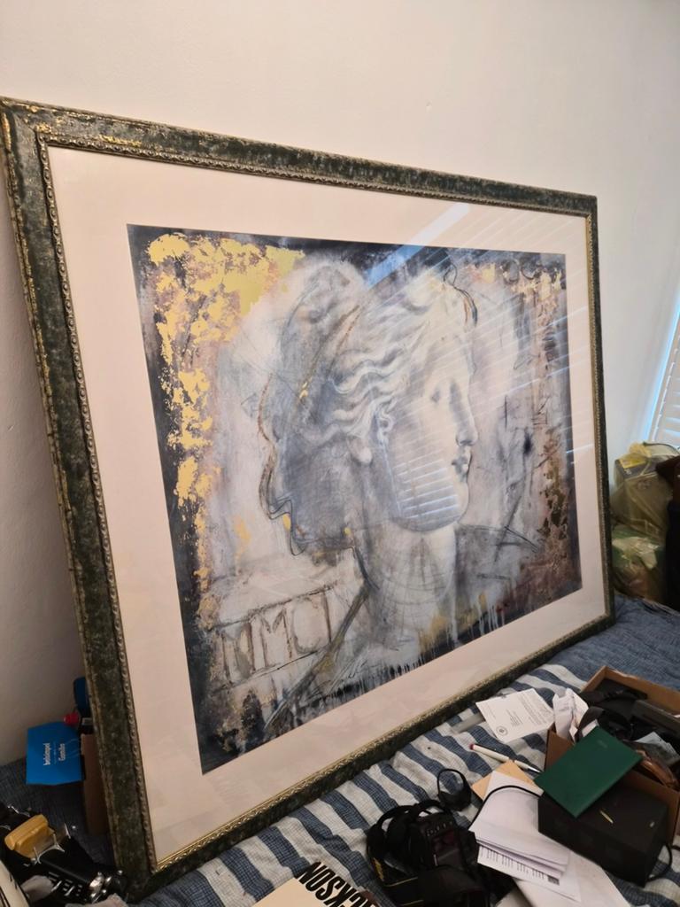 Athena hoofd, Antiek en Kunst, Kunst | Schilderijen | Modern, Ophalen of Verzenden