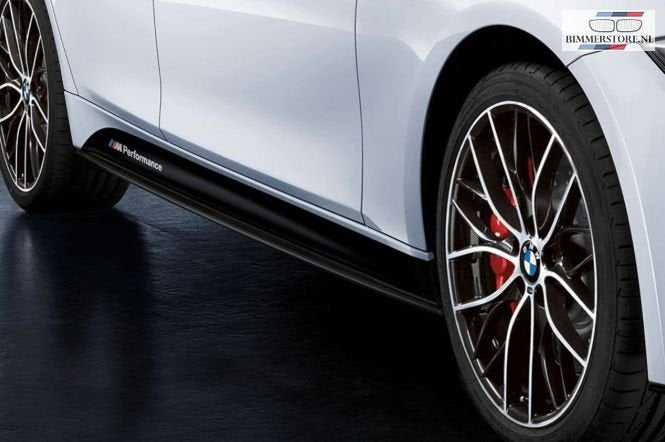 M Performance  sideskirt rechts matzwart nieuw BMW 3 serie F, Ophalen, -, Nieuw, Bumper