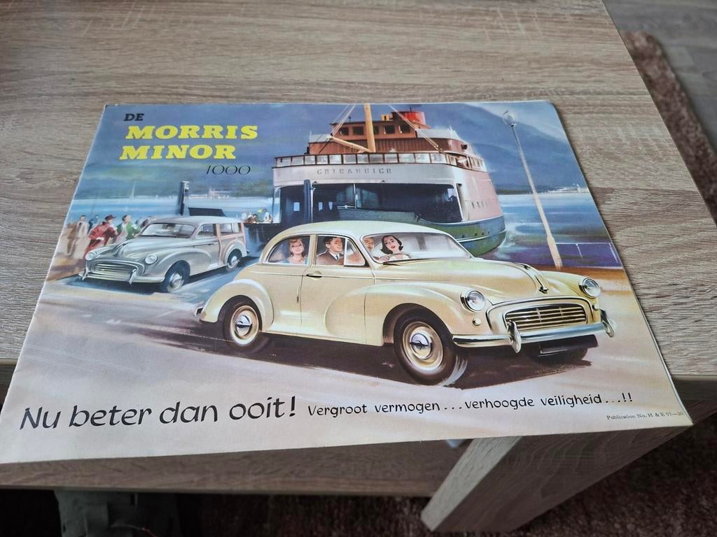 Austin Morris Minor 1957 incl prijslijst, Ophalen of Verzenden, Gelezen, Overige merken