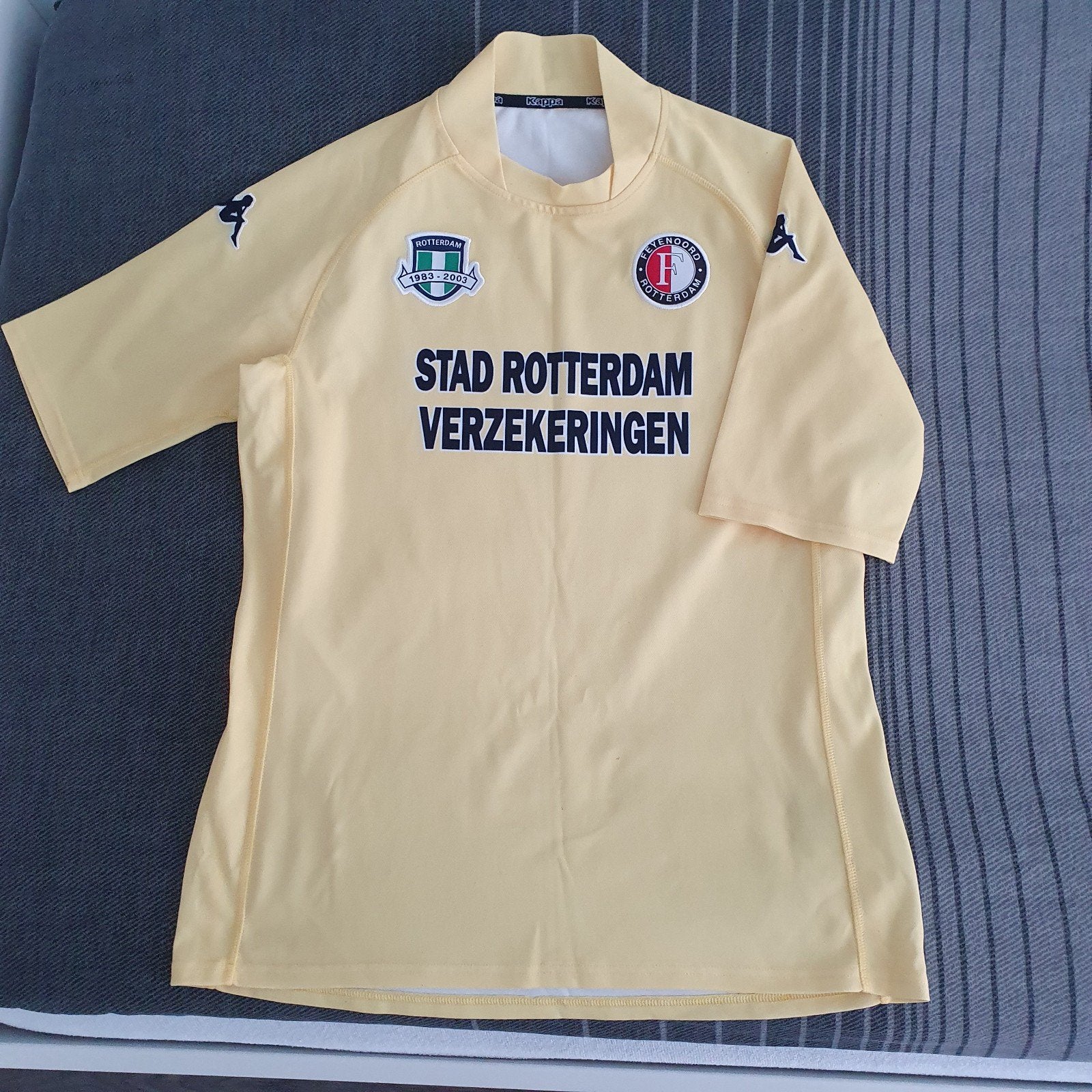 Feyenoord 3e tenue 2003/2004 - Maat M, Ophalen, Kappa, Maat 48/50 (M), Geel