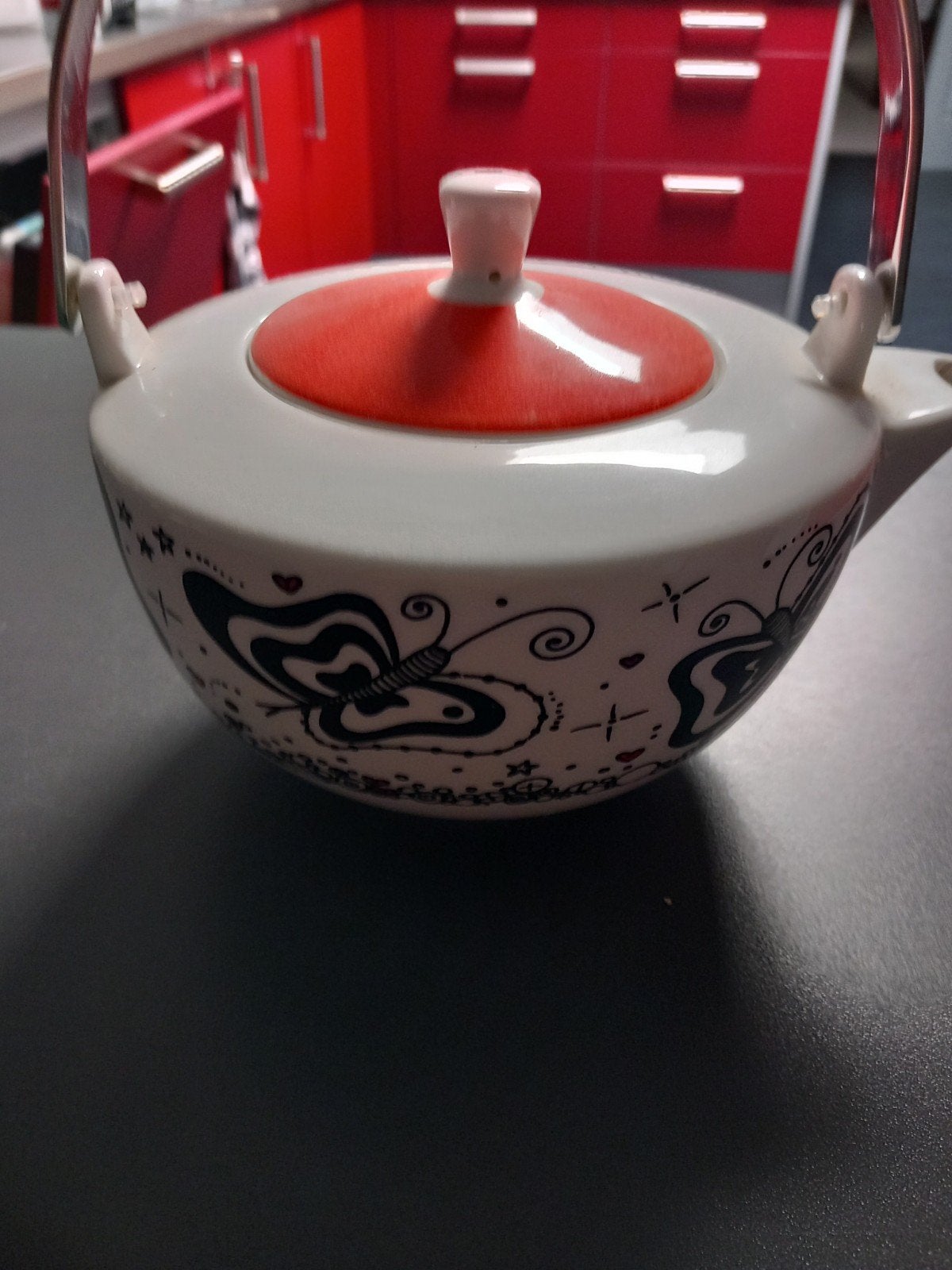 Ritzenhoff My Lilian Theepot - Petra Peschkes Design, Theepot/fluitketel, Ophalen of Verzenden, Zo goed als nieuw, Steen/keramiek