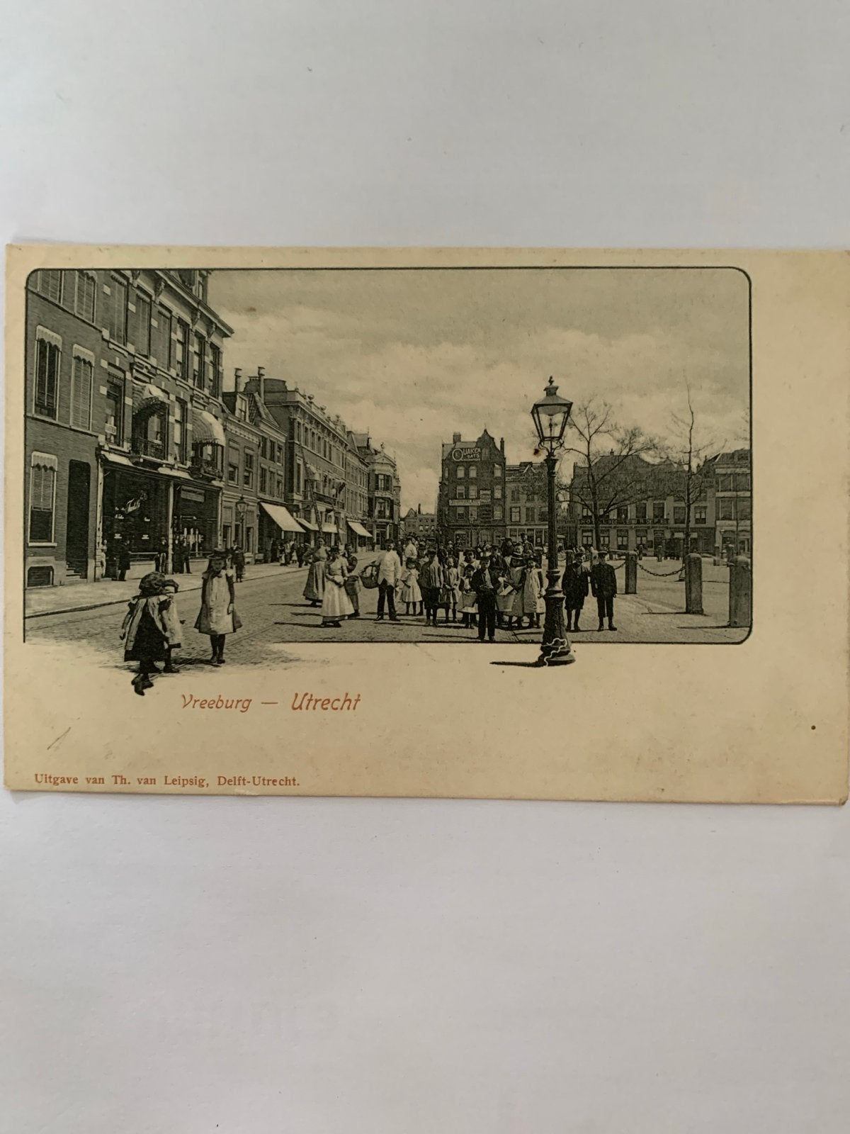 Oude ansichtkaart Vreeburg - Utrecht (voor 1920), Ophalen of Verzenden, Voor 1920, Gelopen, Utrecht