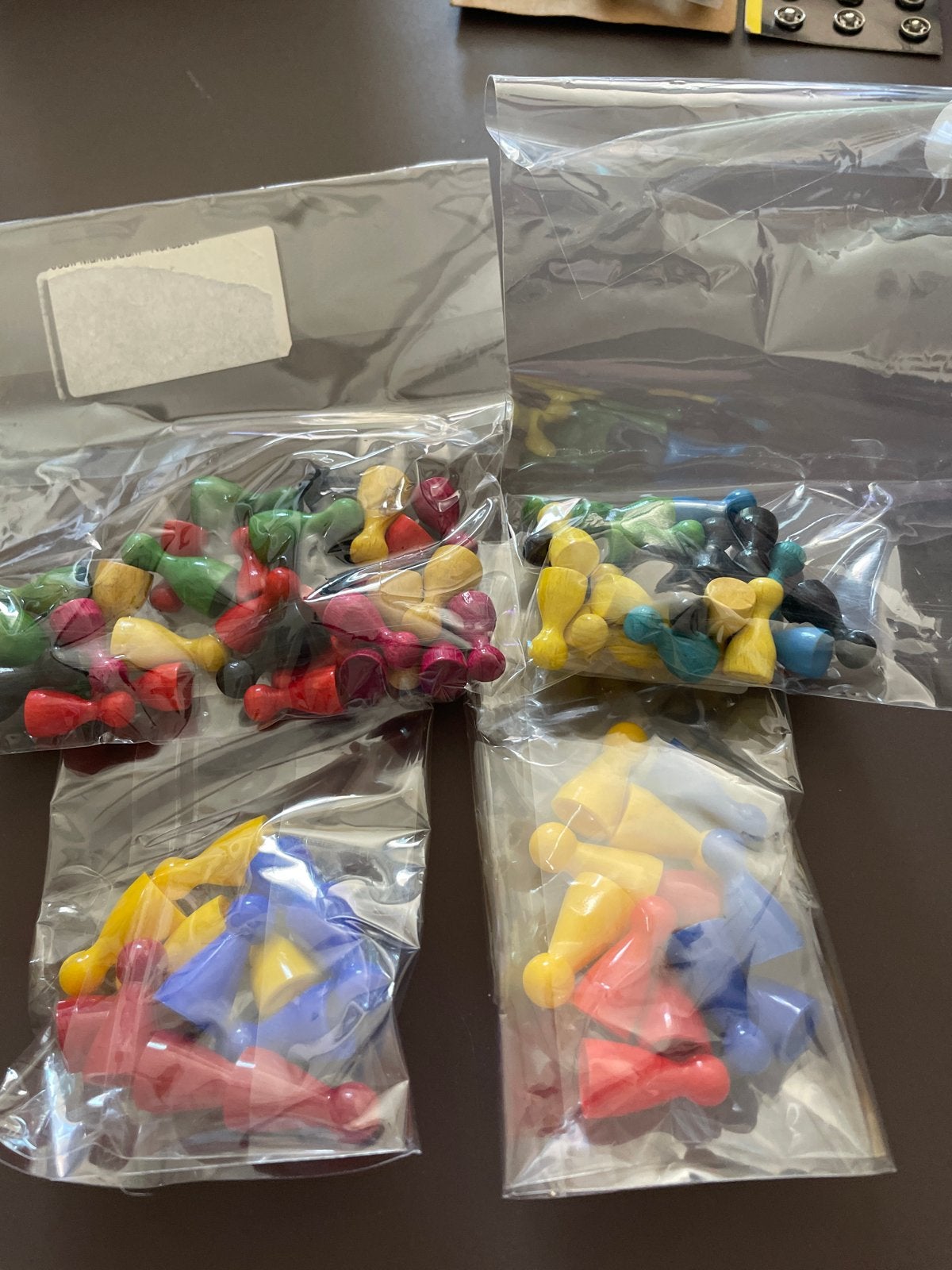 Diverse pionnen voor bordspellen - Verschillende kleuren, Ophalen of Verzenden, Gebruikt