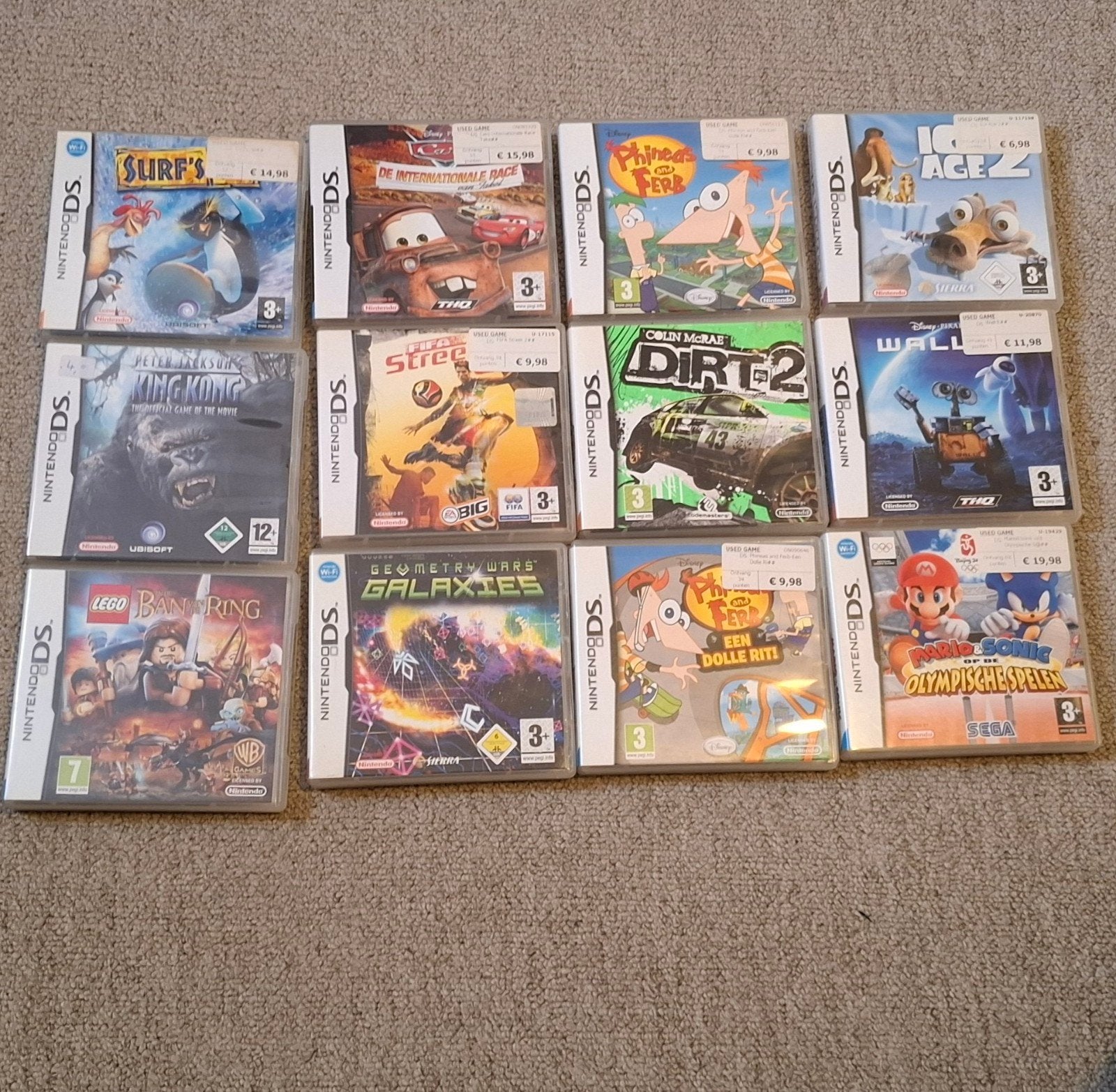 Diverse Nintendo DS Games - Actie, Race, Avontuur, Ophalen, Gebruikt, Overige genres, 1 speler