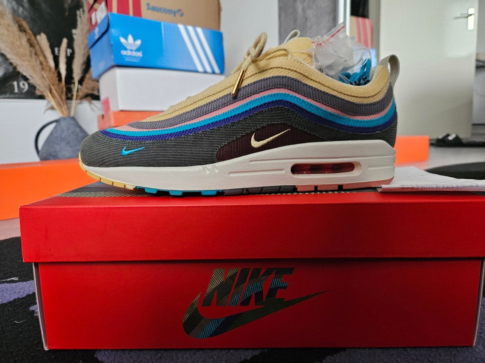 Nike Air Max 1/97 Sean Wotherspoon - Maat 42.5, Overige kleuren, Nike, Nieuw, Ophalen of Verzenden