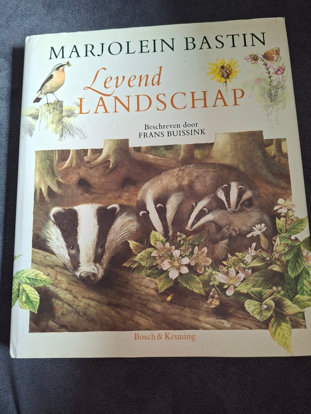 Marjolein Bastin - Levend Landschap (1988), Ophalen of Verzenden, Zo goed als nieuw, Natuur algemeen, Marjolein Bastin