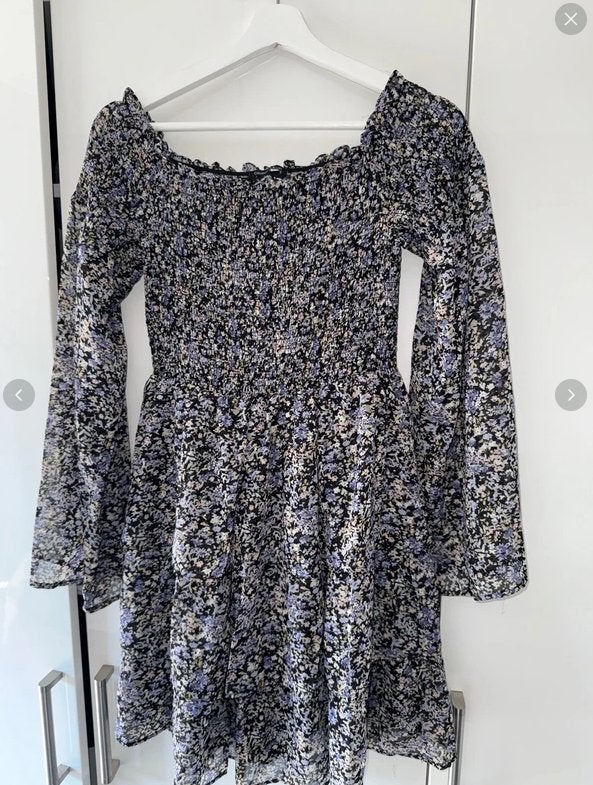 Off shoulder jurk, Kleding | Dames, Maat 38/40 (M), Zwart, Ophalen of Verzenden, Zo goed als nieuw