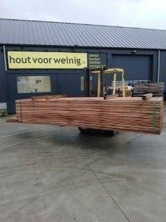 HArd HOUT Oa: Planken Balken Piket en Palen, Ophalen of Verzenden, 250 cm of meer, Balken