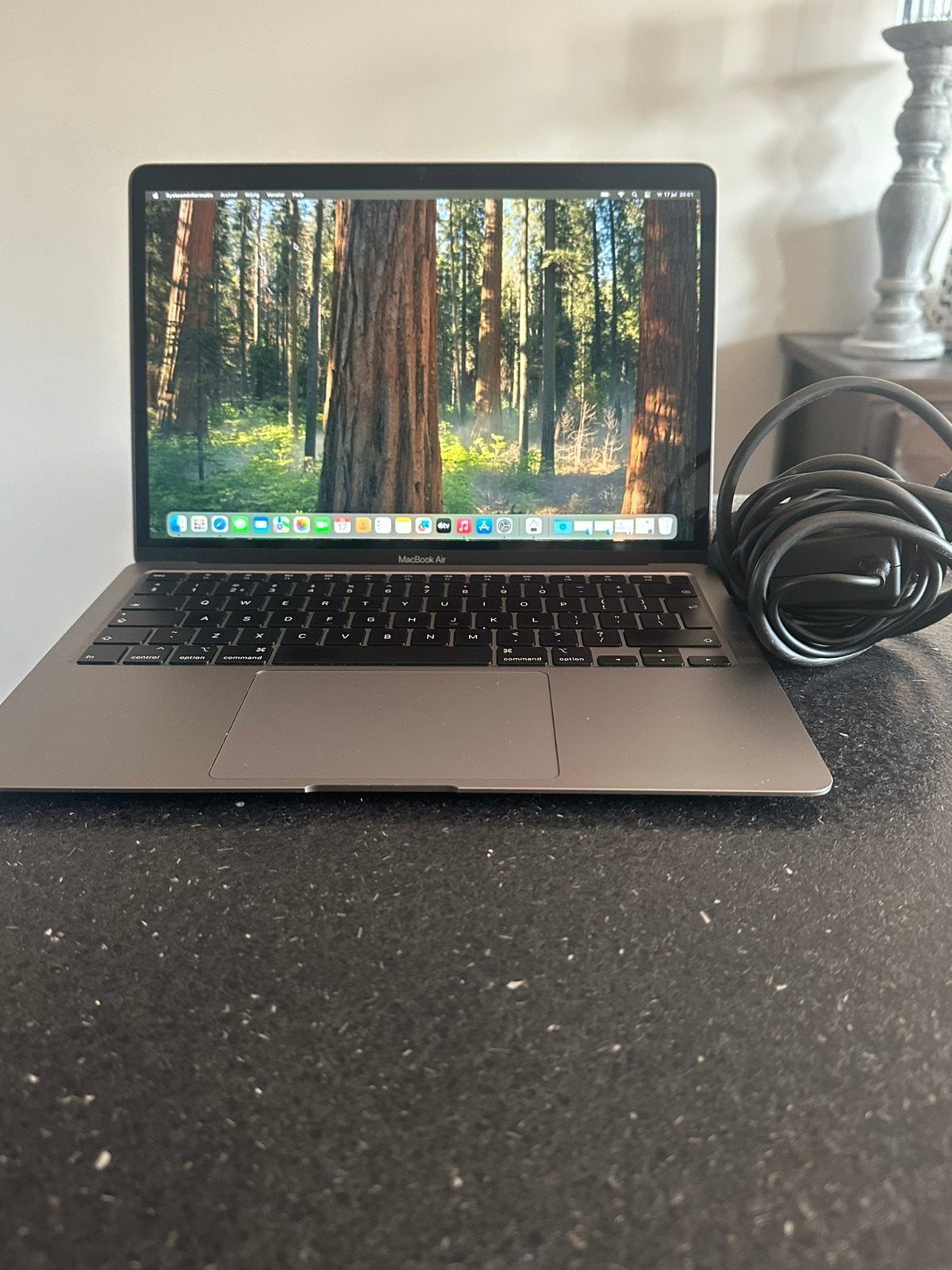 Macbook Air 2020 | 65W Oplader|8GB RAM|256GB SSD| Space Gray, Computers en Software, Apple Macbooks, 256 GB, Qwerty, 8 GB, 13 inch