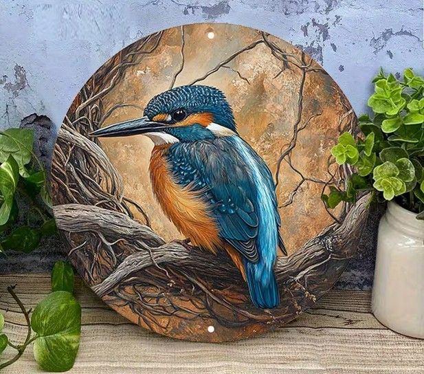 ijsvogel, Metaal, Verzenden, Meerkleurig, Nieuw