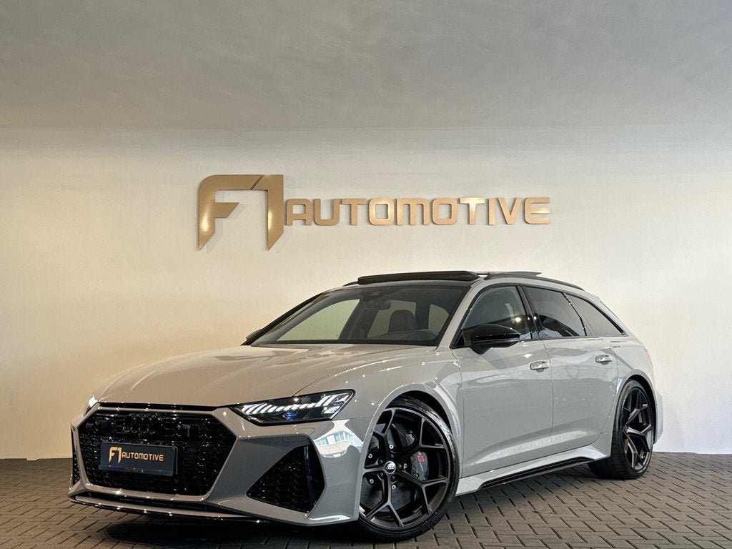 Audi RS6 Avant TFSI quattro Performance 630PK Pano|Keramisch, Auto's, Audi, Automaat, Gebruikt, RS6, Leder