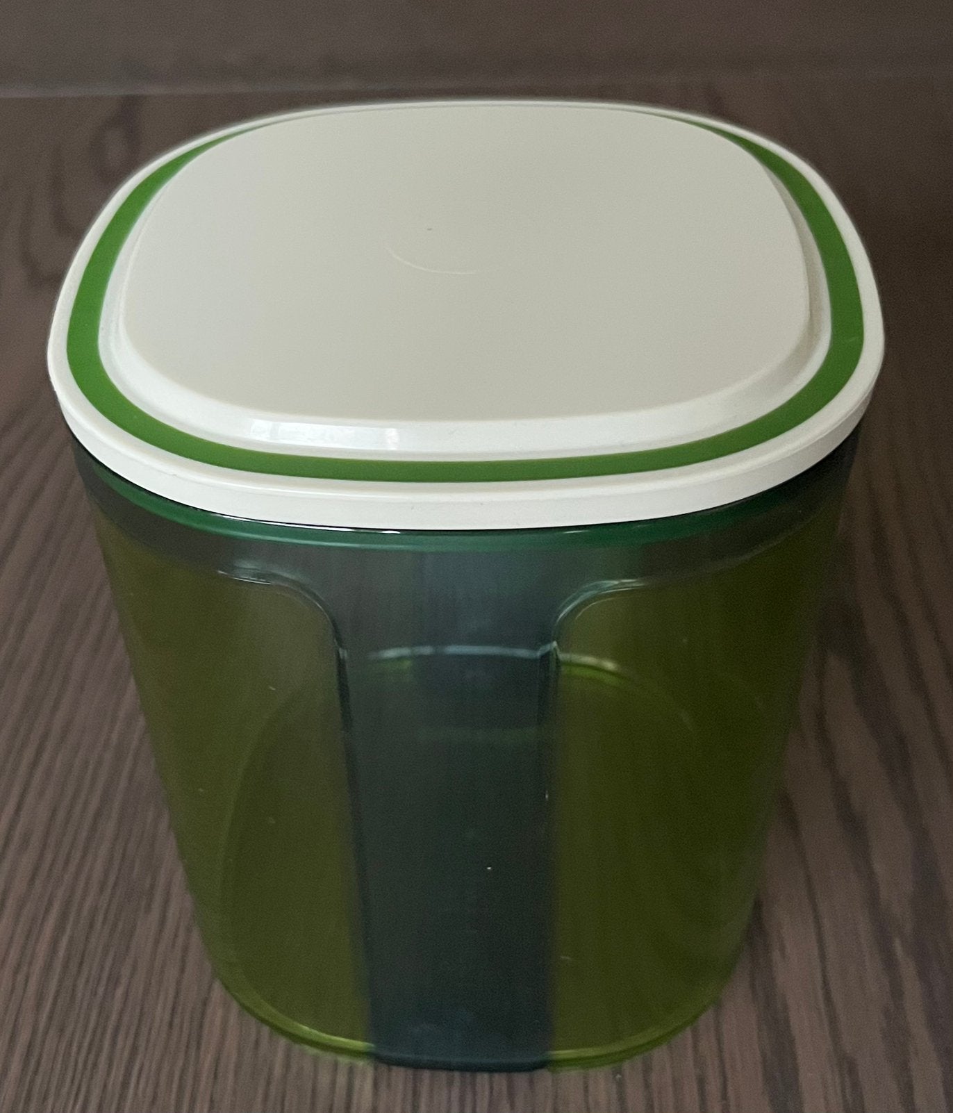 Nr 1) Tupperware Eleganzia Vensterbus Groen/Blauw 1,5 L, Huis en Inrichting, Keuken | Tupperware, Ophalen of Verzenden, Gebruikt