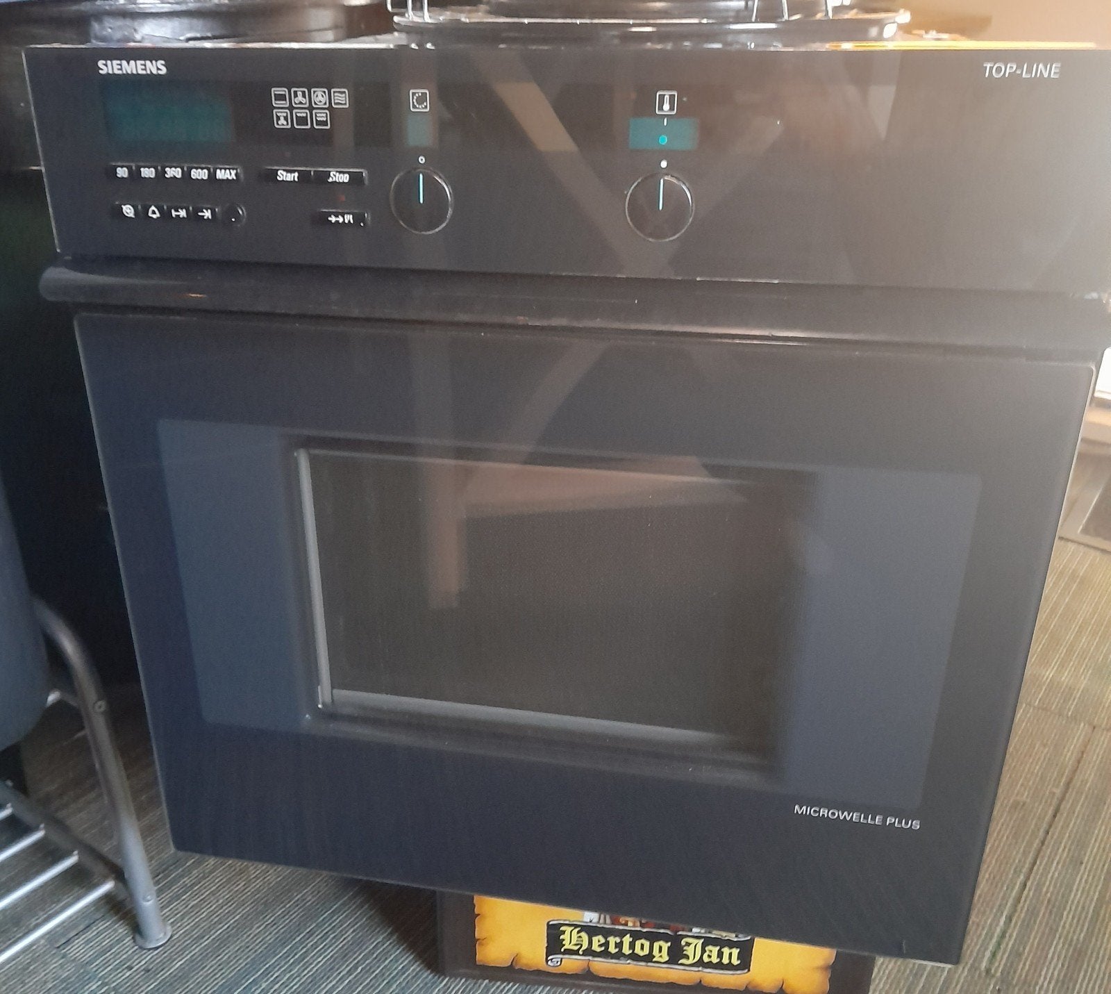 Siemens Top-Line Microwelle Plus Combi-oven, Ophalen, 45 tot 50 cm, Gebruikt, 60 cm of meer