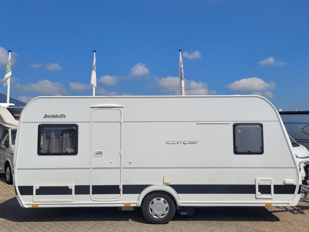 Dethleffs Camper 470 FR VERKOCHT, Caravans en Kamperen, Rondzit, Schokbreker, Bedrijf, Overige typen
