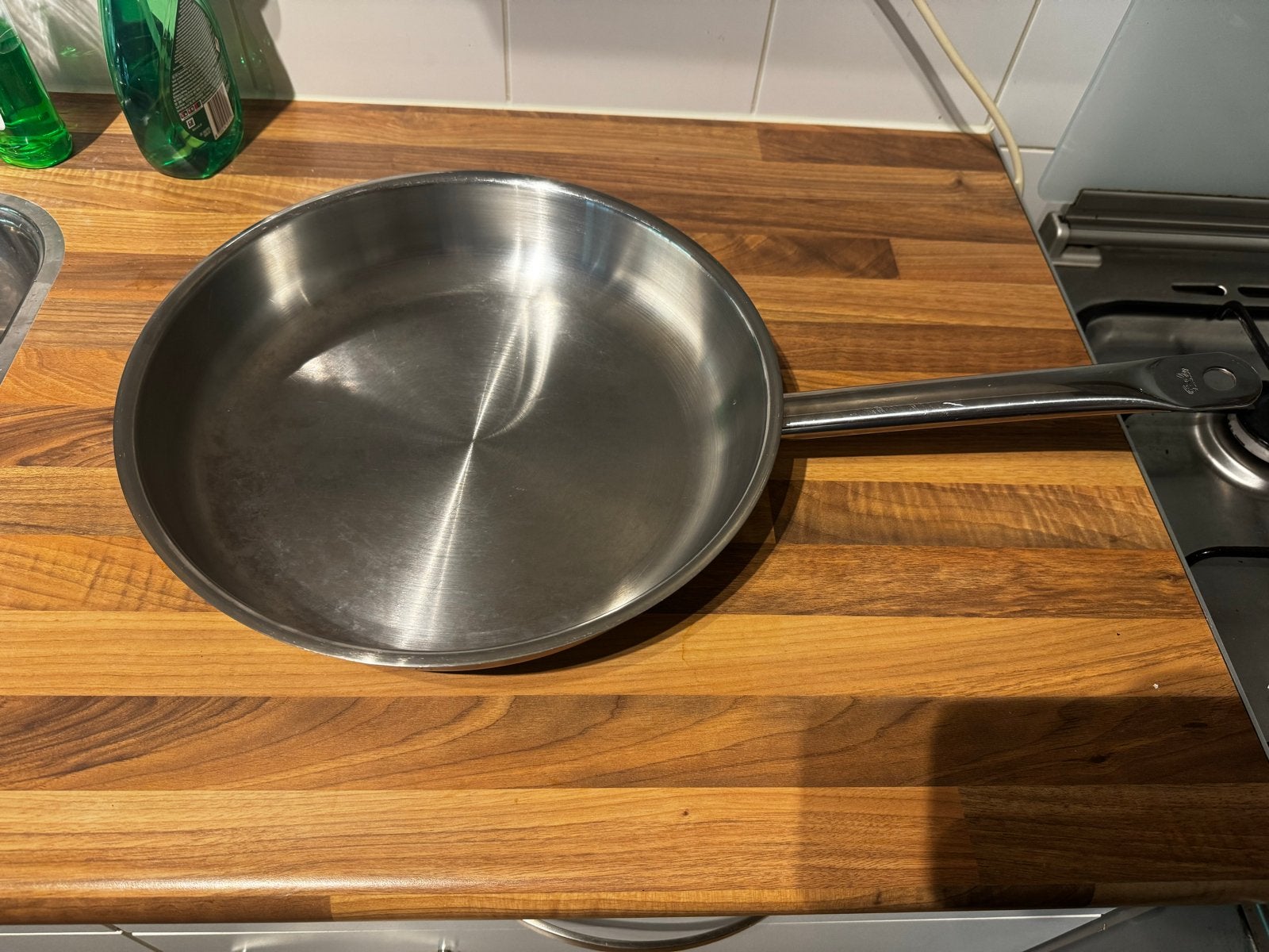 Fissler Original Profi 32 cm inductie RVS koekenpan, Huis en Inrichting, Koekenpan, Gebruikt, Ophalen of Verzenden, Fissler