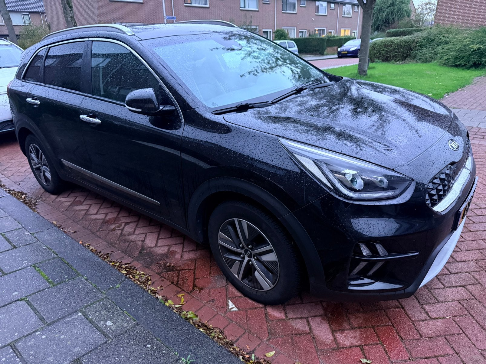 Kia Niro 1.6 GDi Phev DynamicPlus 141pk Dct6 2021 Zwart, Auto's, Zwart, Zwart, SUV of Terreinwagen, Niro