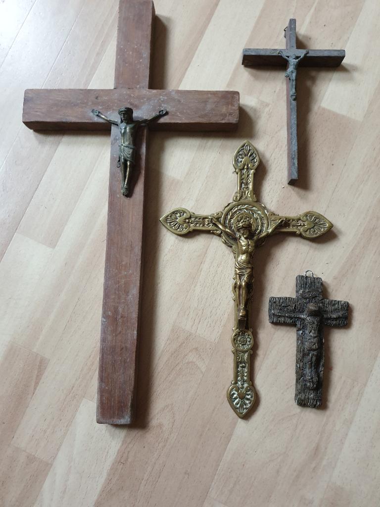 kruisbeeld, Antiek en Kunst, Antiek | Religie, Ophalen