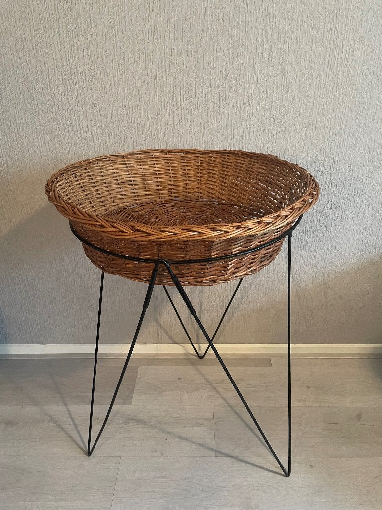 Winkel Mand - Riet – Rotan - Vintage, Ophalen, Gebruikt, Gevlochten, Overige typen
