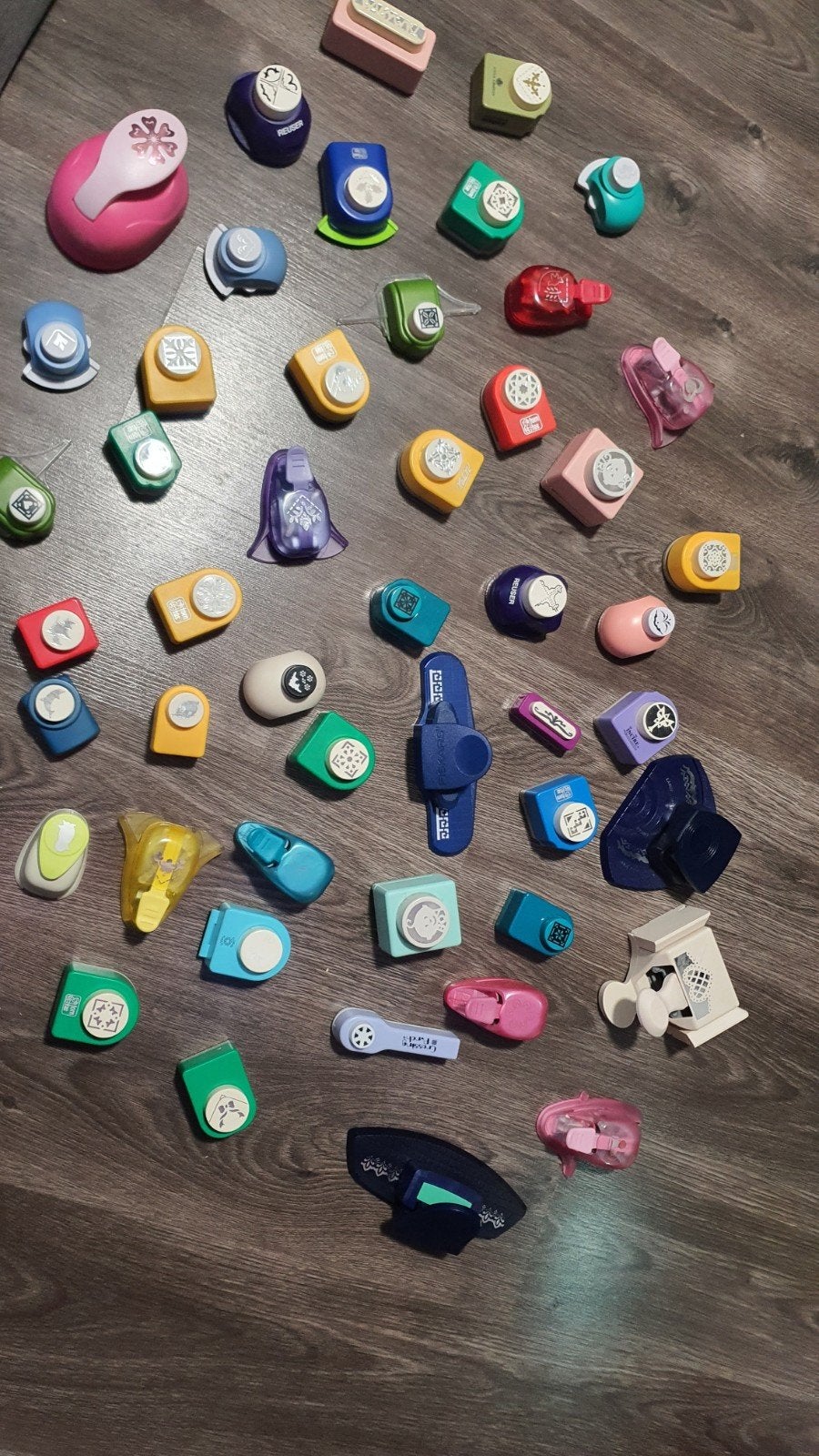 Grote collectie ponsen voor knutselen en scrapbooking, Hobby en Vrije tijd, Knutselen, Ophalen