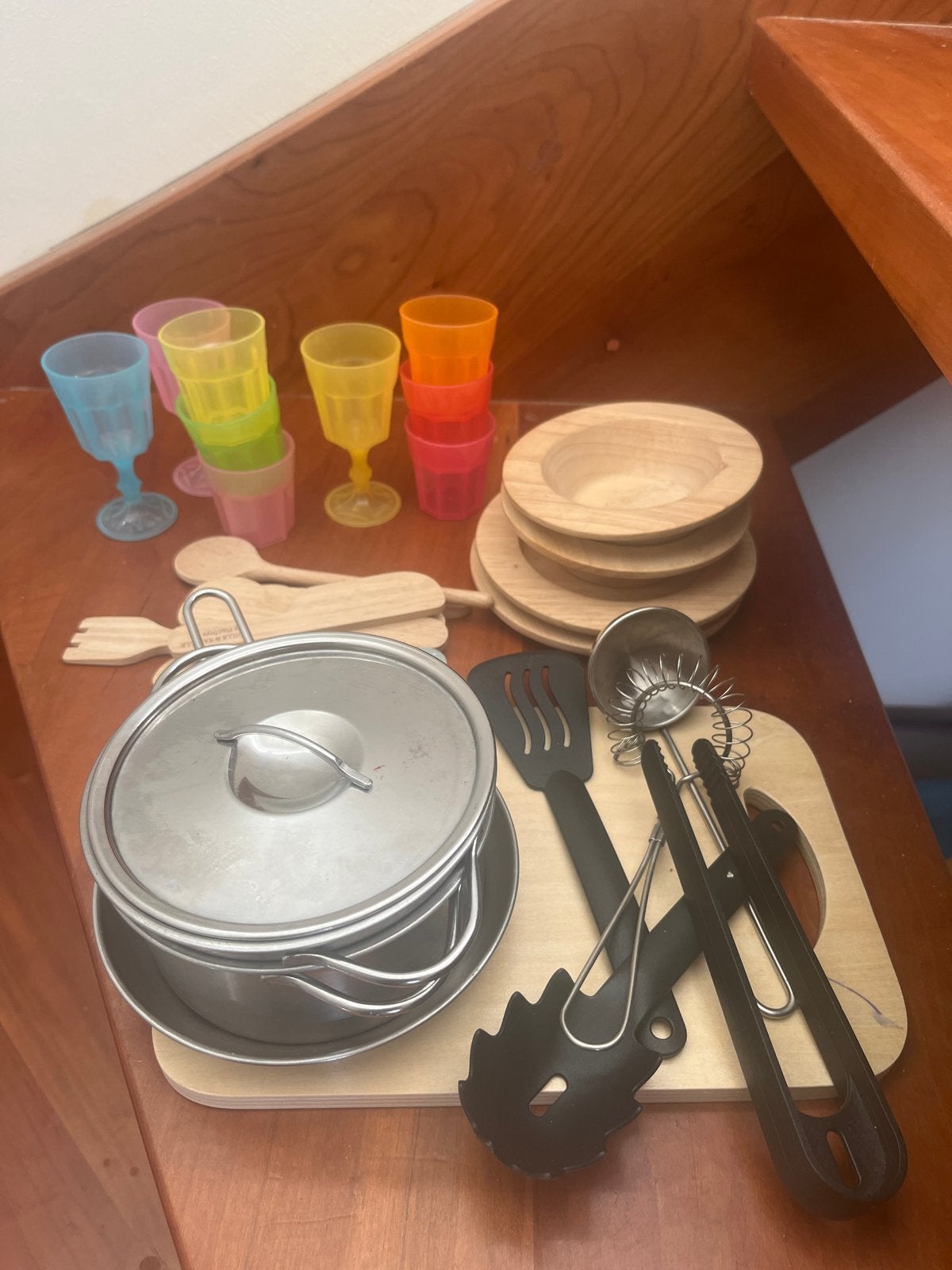 Uitgebreide set speelgoed keukengerei, Ophalen of Verzenden, Gebruikt, Jongen of Meisje