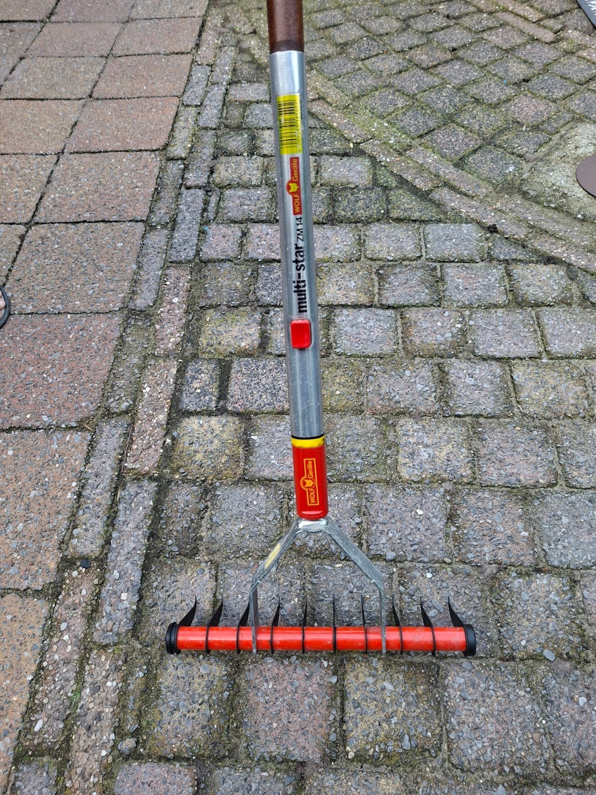 Wolf Garten Multi cultivator met kliksysteem steel 140 cm, Tuin en Terras, Hand-tuingereedschap, Ophalen, Gebruikt, Cultivator