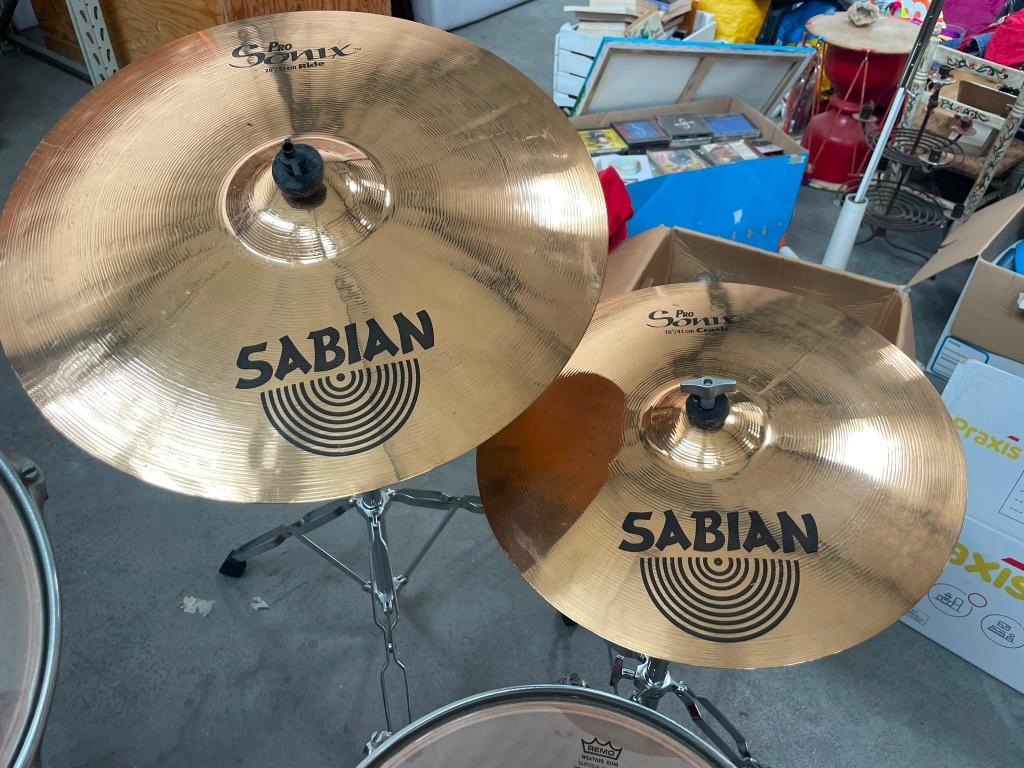 🎵 Sabian Pro Sonix Bekkenset /Compleet  incl 2 nieuwe extra, Muziek en Instrumenten, Ophalen, Gebruikt, Overige merken