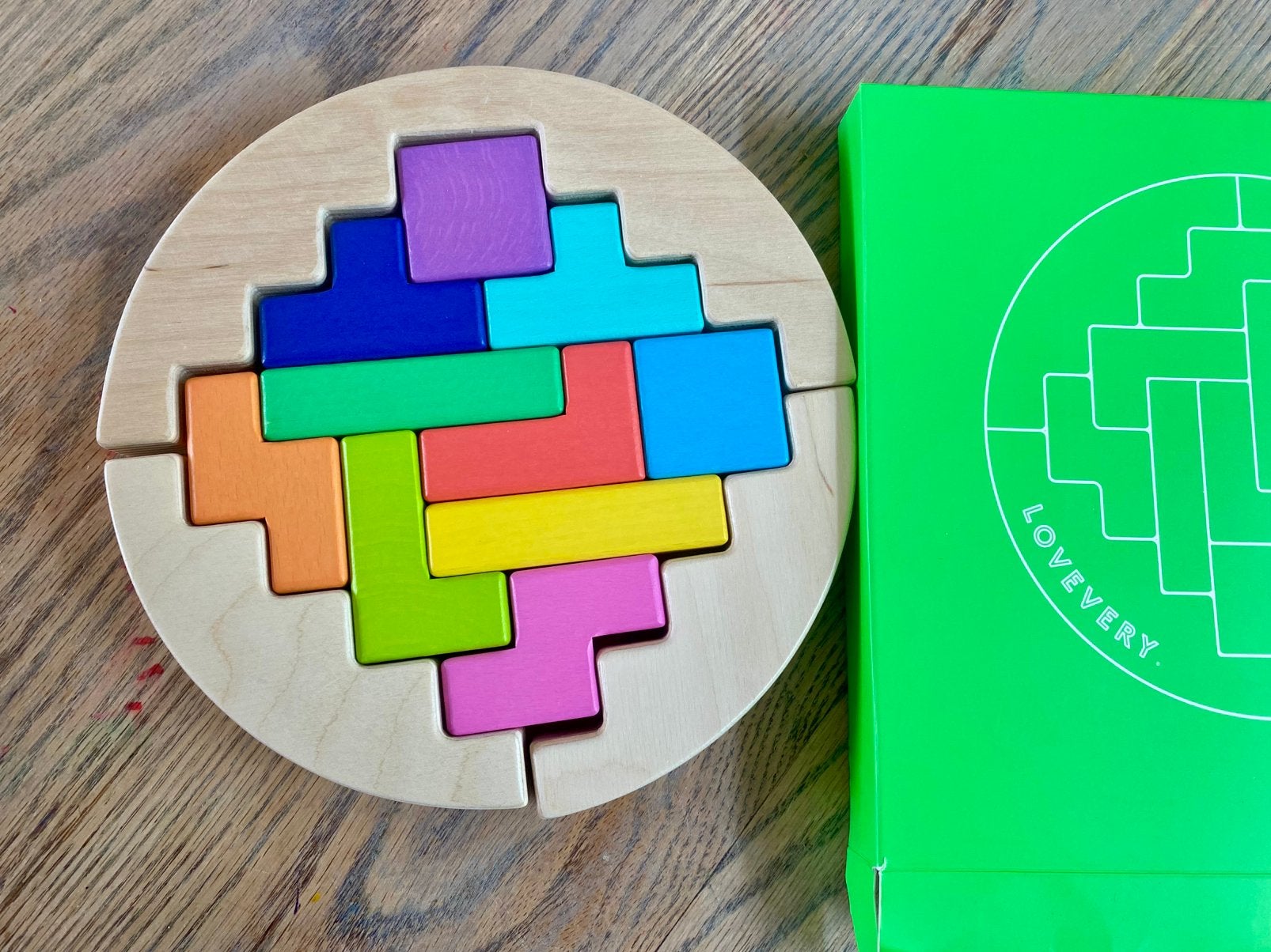 Puzzel Lovevery peuter kleuter Montessori, Ophalen of Verzenden, Zo goed als nieuw
