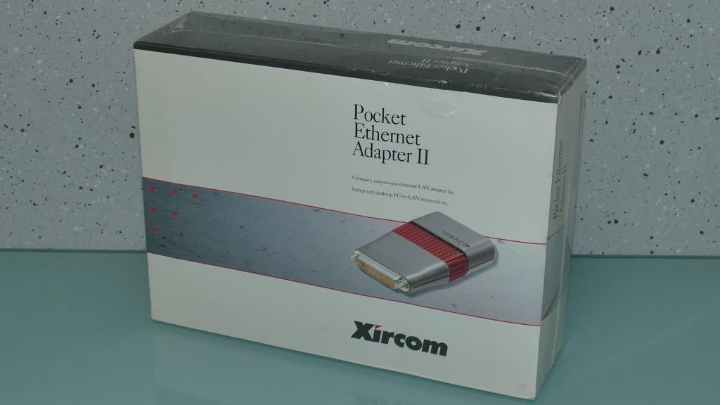 Xircom Pocket Ethernet Adapter II – sealed, parallelle poort, Ophalen of Verzenden
