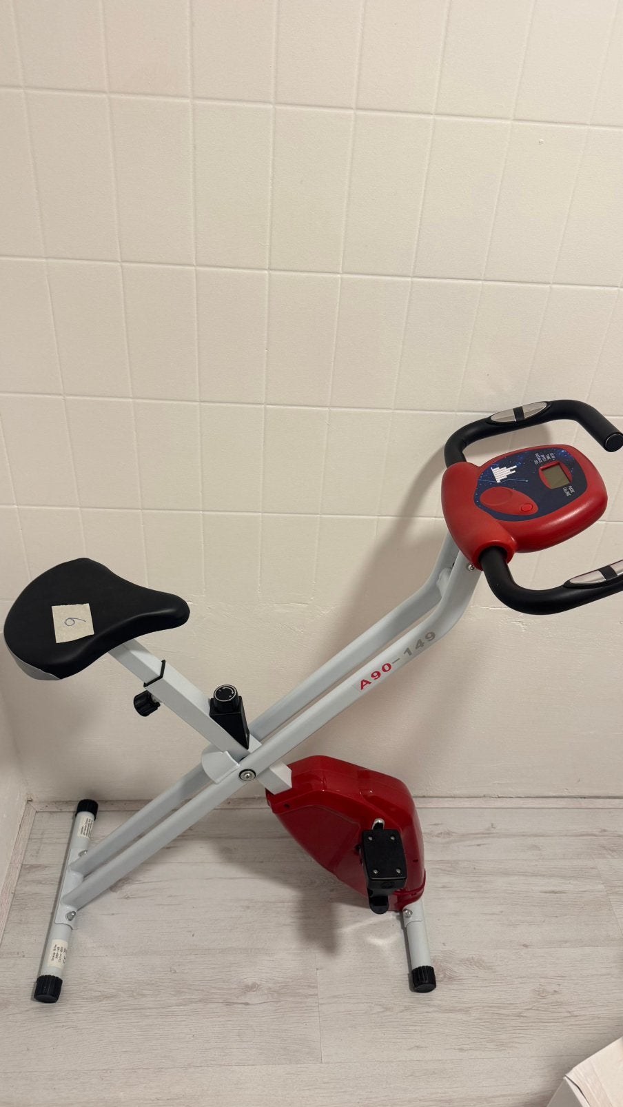 Opklapbare hometrainer, Sport en Fitness, Ophalen, Zo goed als nieuw