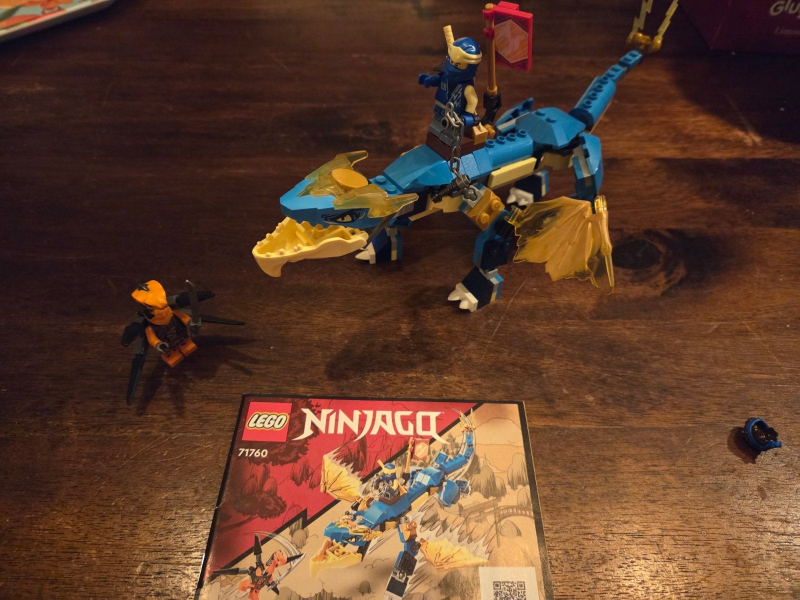 LEGO Ninjago 71760 Jay's Bliksemdraak EVO, Gebruikt, Lego, Ophalen of Verzenden, Compleet