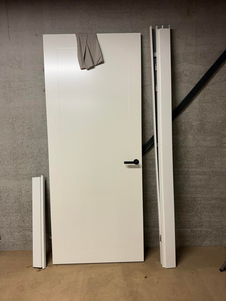 nieuwe opdek deur compleet met kozijn, Ophalen of Verzenden, Zo goed als nieuw, Binnendeur, 215 cm of meer