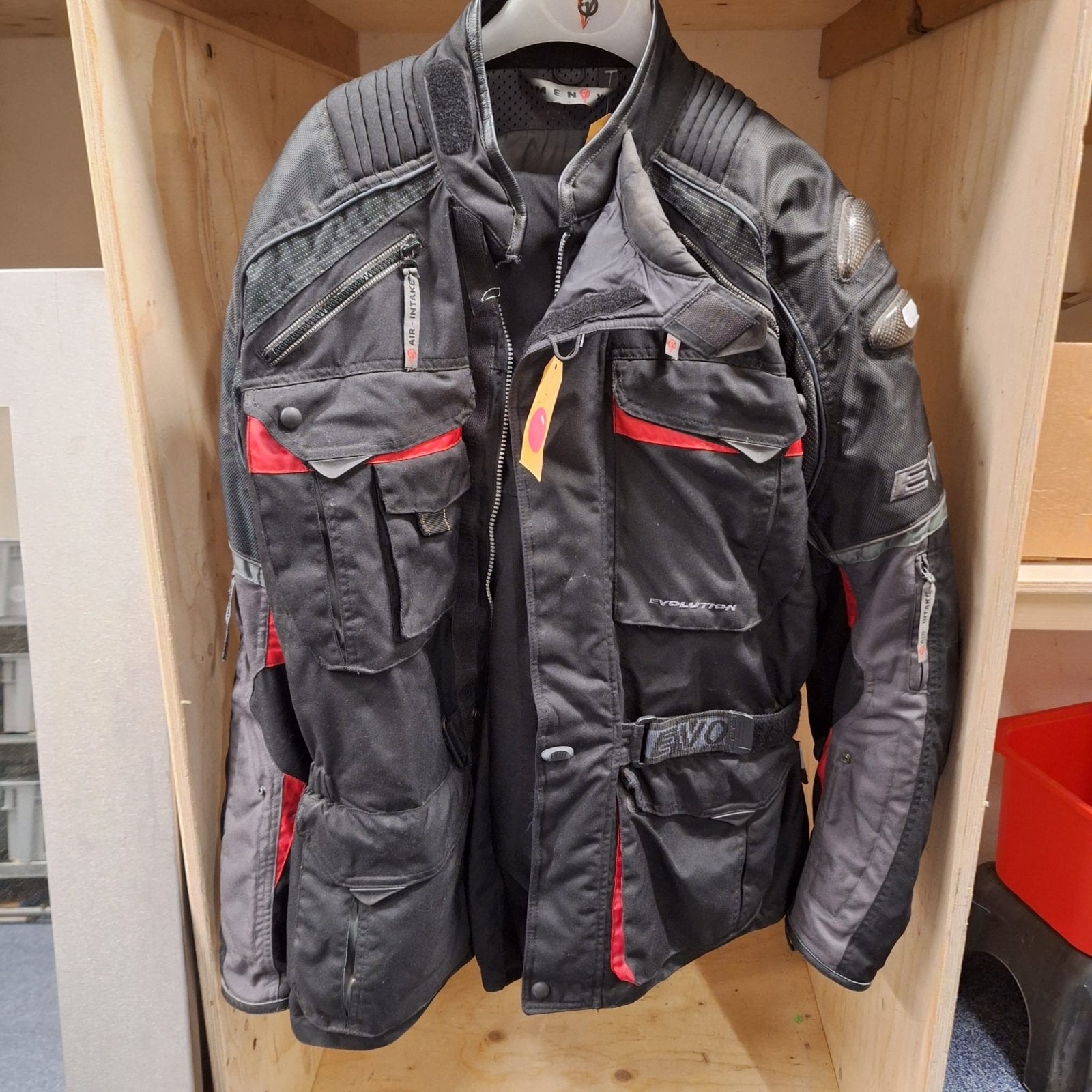 Evolution heren motorpak maat XL - jas en broek, Ophalen of Verzenden, Tweedehands, Heren, Jas | textiel