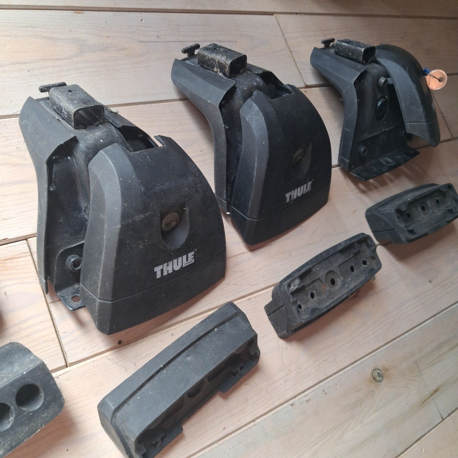 Thule dakdragerhouders vw T5, Ophalen of Verzenden, Gebruikt