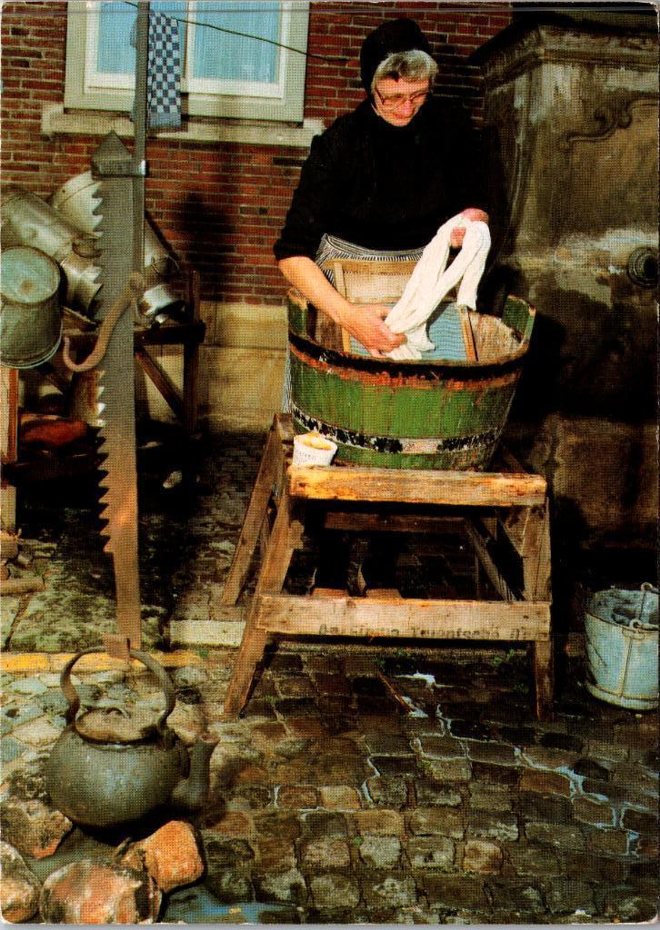 Mooi Twente - Wasvrouw (1993), Verzenden, 1980 tot heden, Gelopen, Overijssel