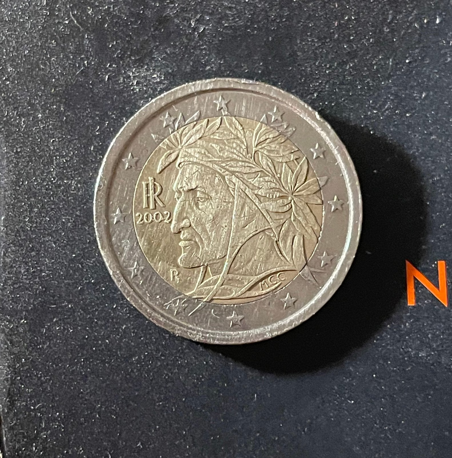 Dante alighieri 2 euro munt zeldzaam, Postzegels en Munten, Munten | Europa | Euromunten, Ophalen of Verzenden, Italië, 2 euro