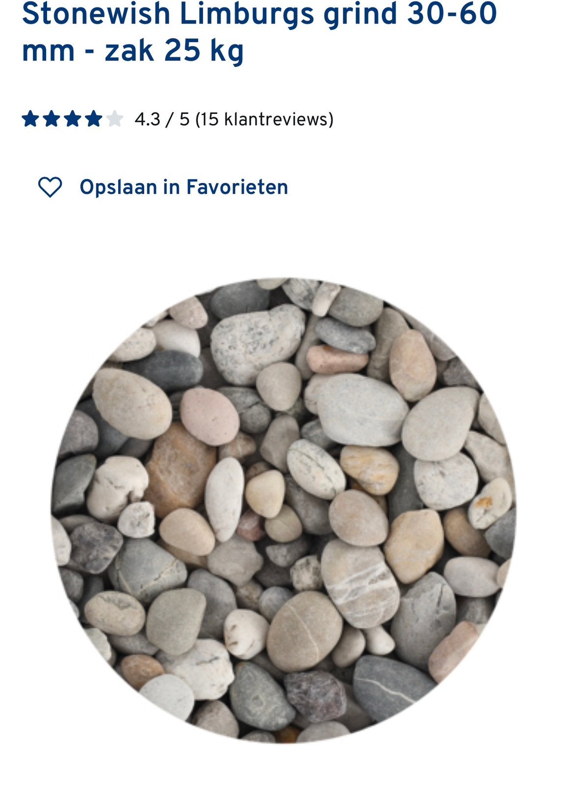Gratis - Stone grind - Lelystad, Tuin en Terras, Ophalen, Zo goed als nieuw