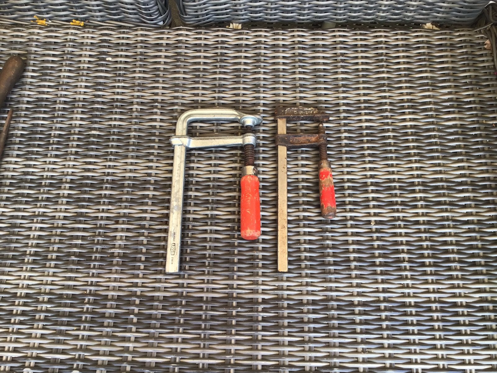 Set van 2 Lijmklemmen - Diverse Maten, Ophalen of Verzenden, Gebruikt