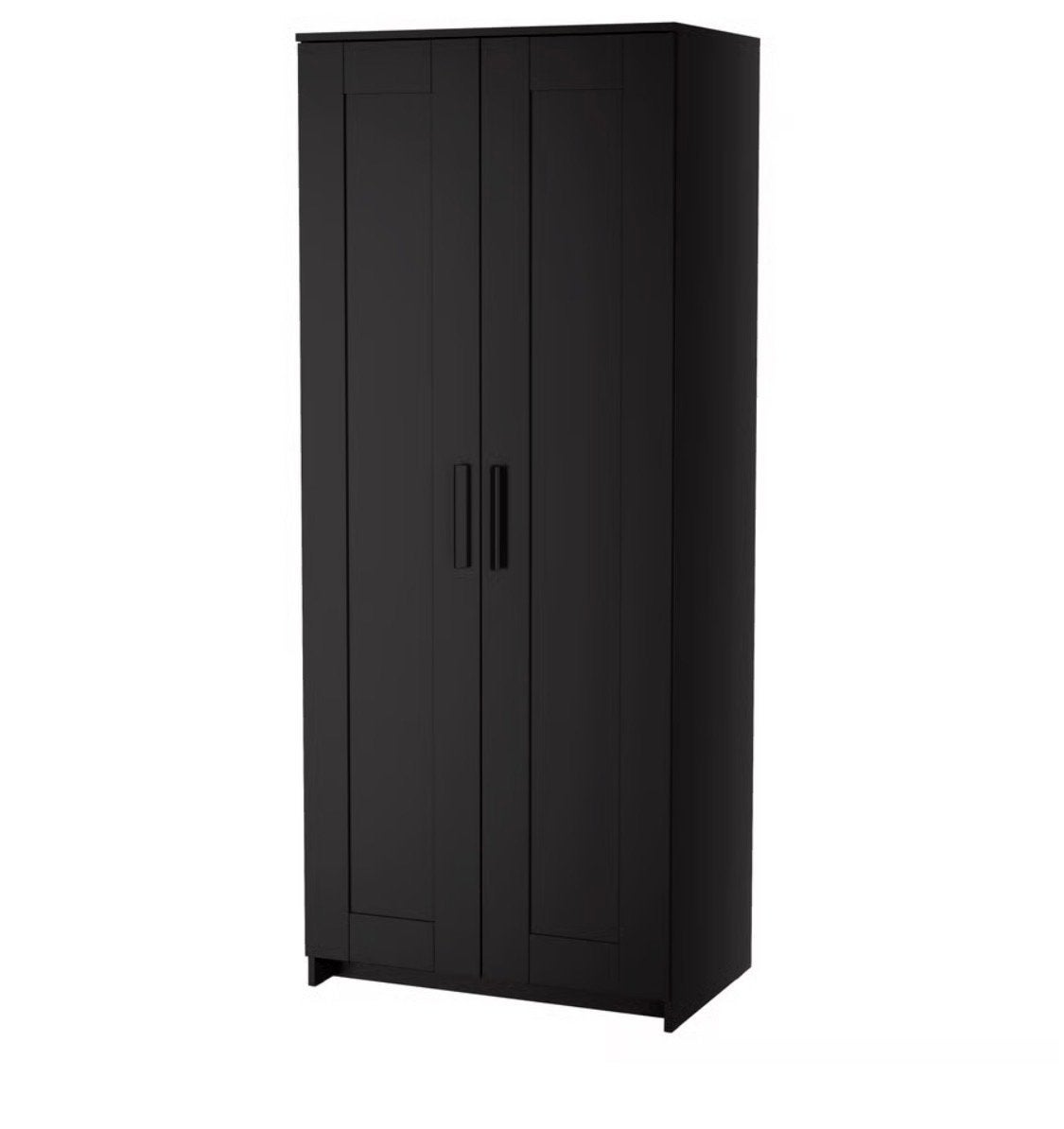 IKEA Brimnes Kast - 78x50x190 cm - Zwart, Overige materialen, Gebruikt, 150 tot 200 cm, 25 tot 50 cm