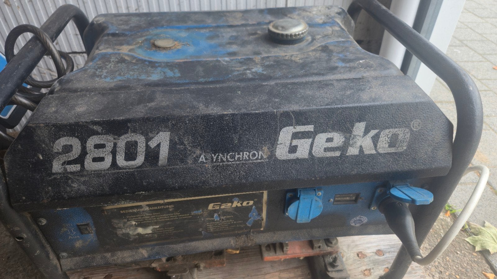 Geko 2801 2,5 Kva aggregaat, Ophalen, Gebruikt