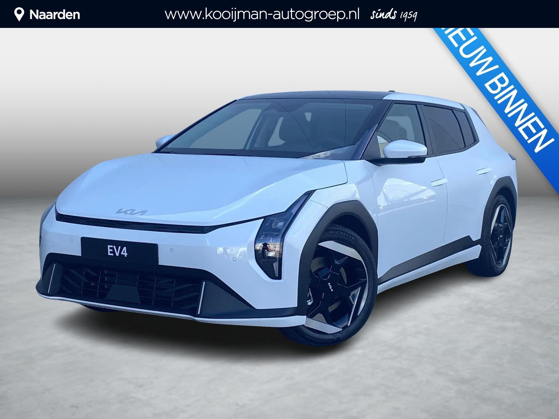 Kia EV4 Plus Advanced 58.3 kWh Nieuw uit voorraad leverbaar,, Auto's, Stof, Nieuw, 204 pk, 58 kWh