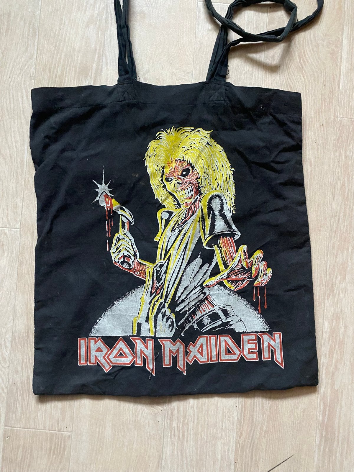 Iron Maiden Eddie The Trooper Tote Bag, Ophalen of Verzenden, Gedragen