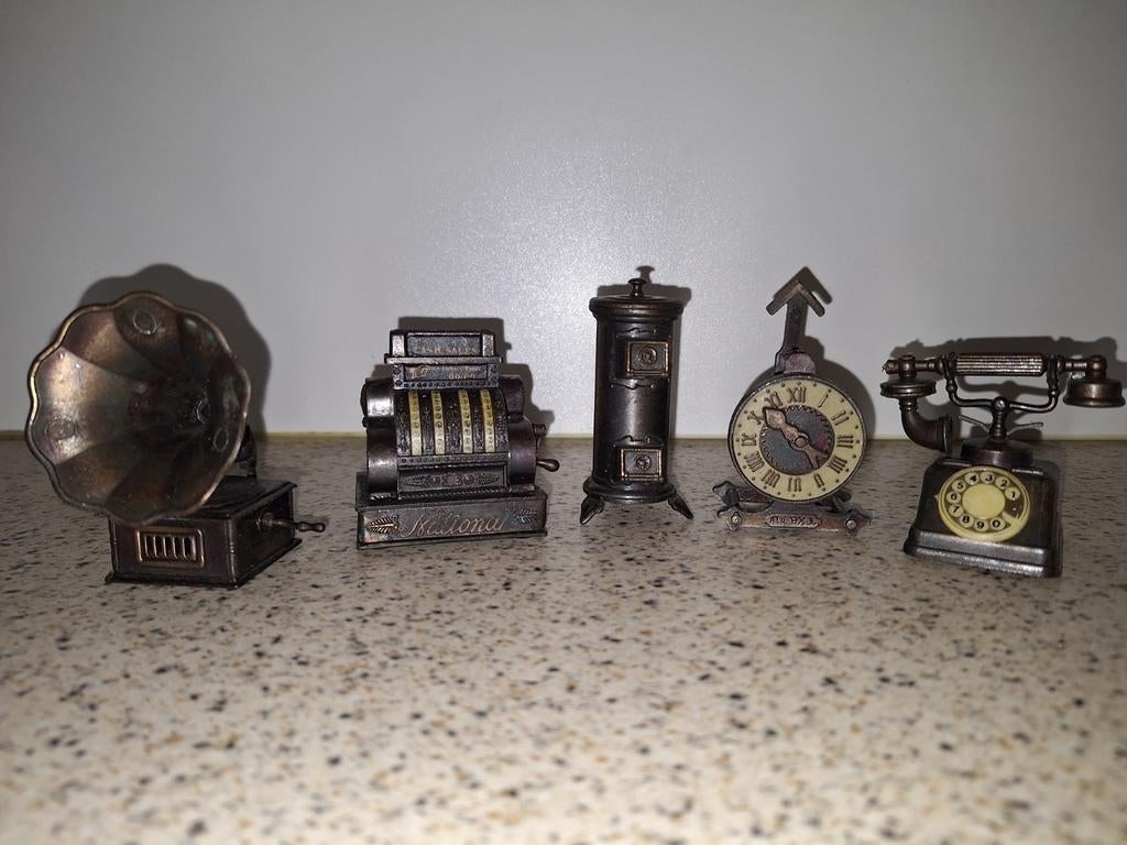 Te koop: antieke puntenslijper set (5 stuks), Ophalen