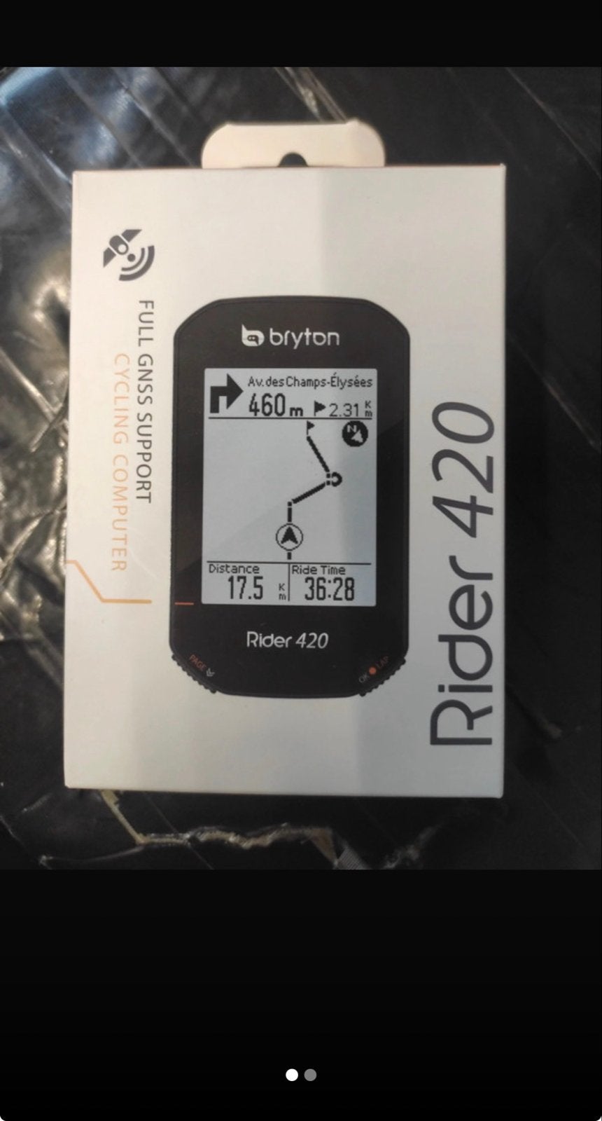 2x Bryton Rider 420T fietscomputer met hartslagband, Ophalen of Verzenden, GPS, Gebruikt
